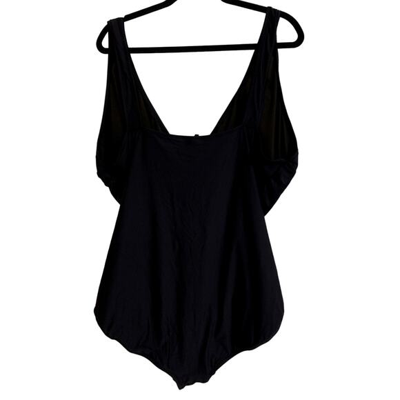 J.Crew One Piece Dk Blue Style #B6819 Women's Lightly Padded Size 24 - Picture 2 of 6